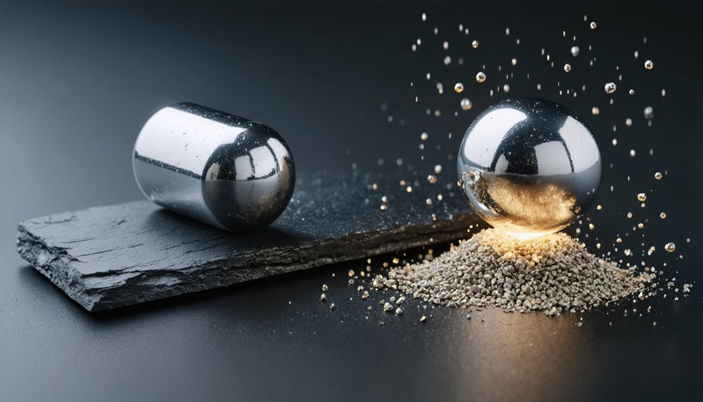 magnetic polarity surface area variations