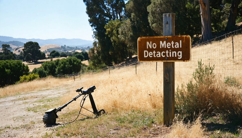 metal detecting area restrictions