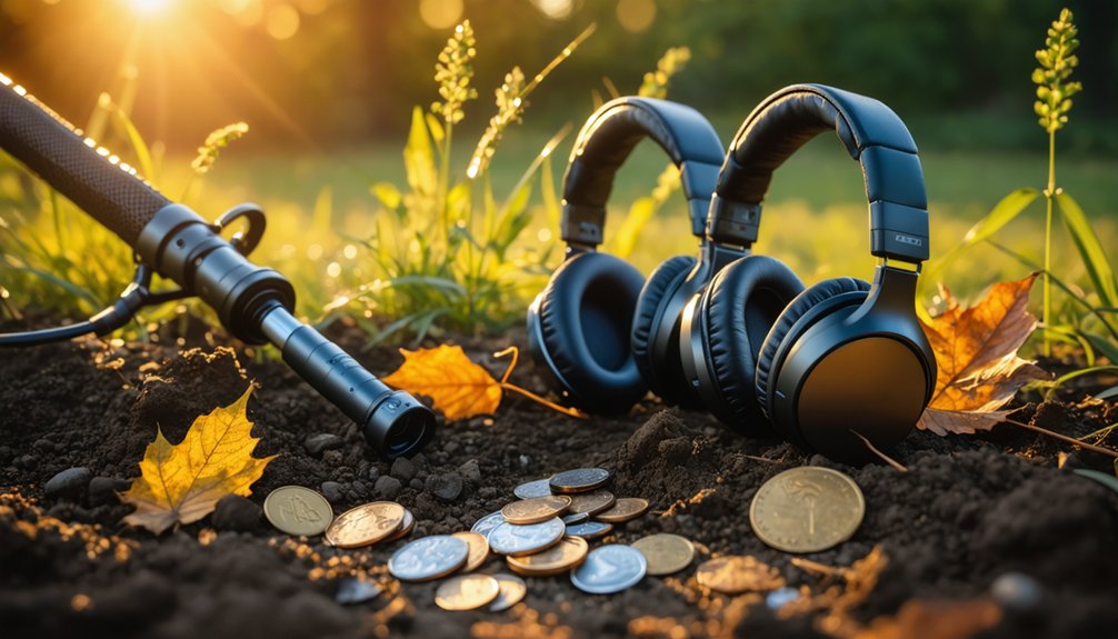 metal detecting headphones
