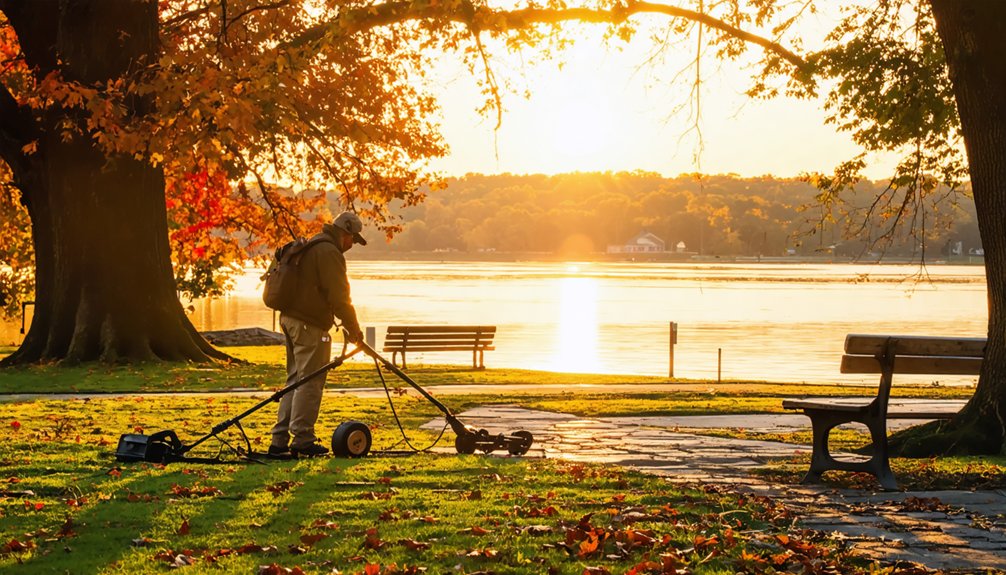metal detecting in kingston surroundings