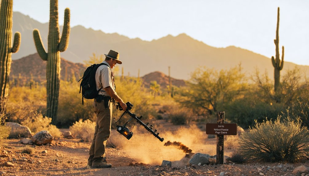 metal detecting is prohibited