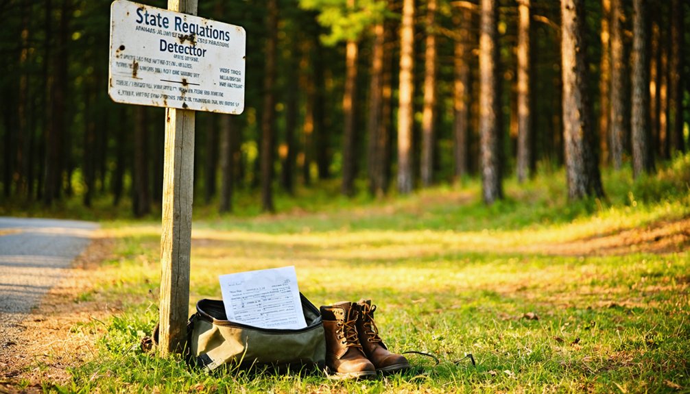 metal detecting legal requirements