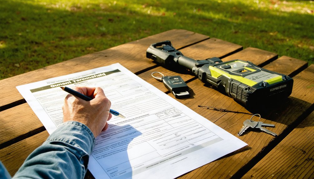 metal detecting permit application