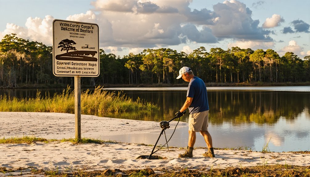 metal detecting permit required