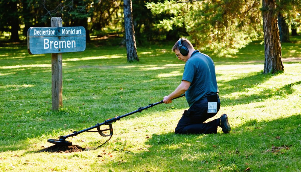 metal detecting permits required for bremen