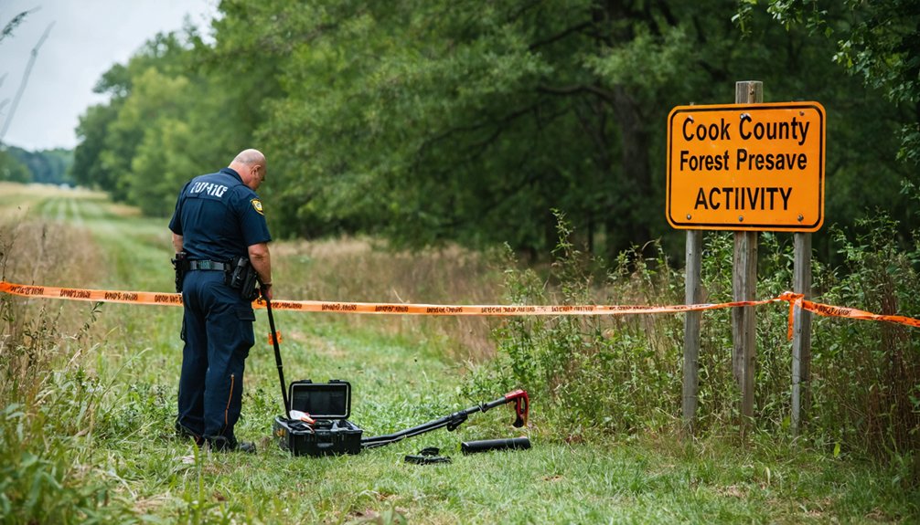 metal detecting prohibited penalties enforced