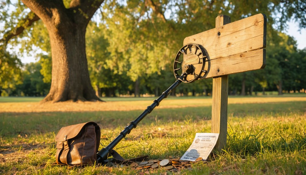 metal detecting regulations amory