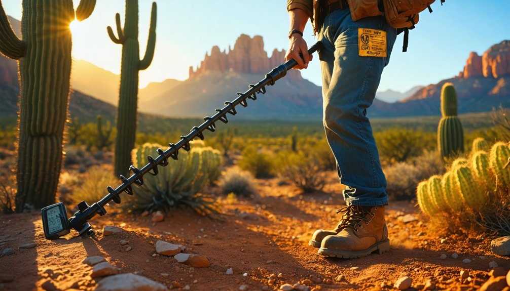 metal detecting regulations arizona