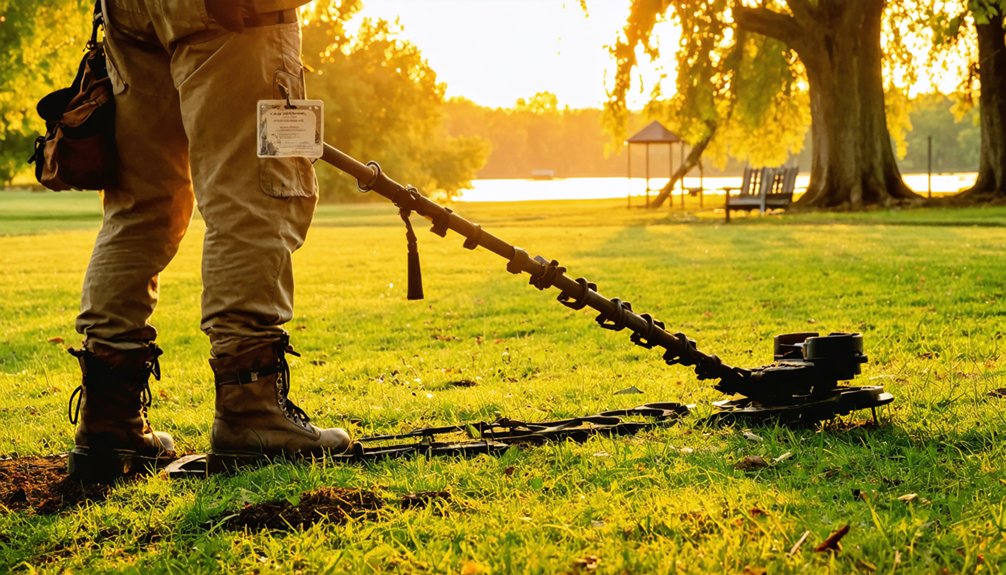 metal detecting regulations baldwin