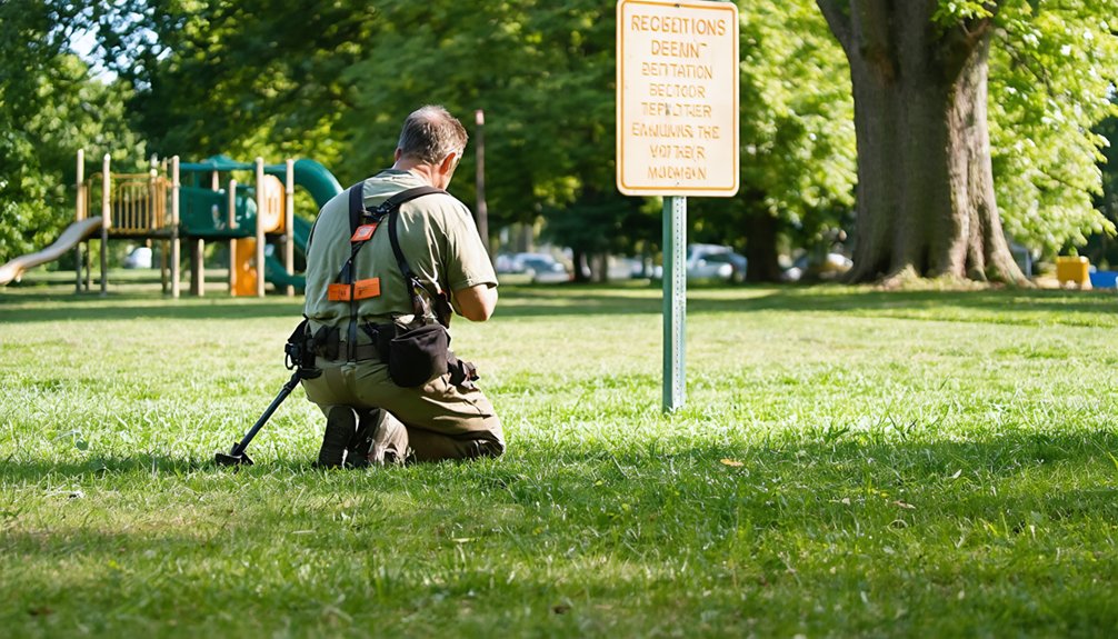 metal detecting regulations bethel park pennsylvania