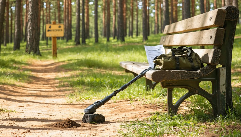 metal detecting regulations buford