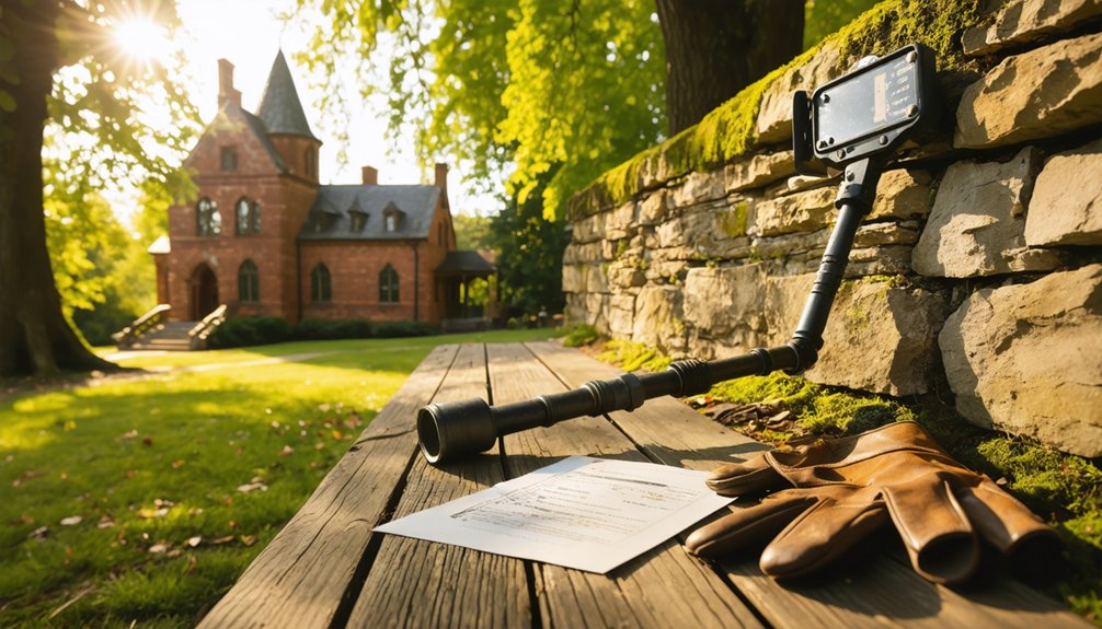 metal detecting regulations frederick