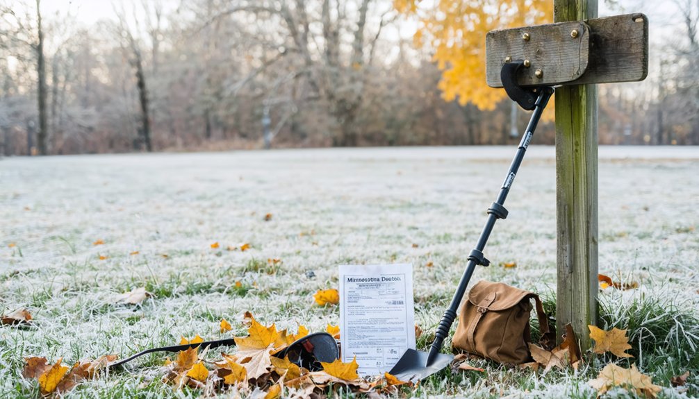 metal detecting regulations grant