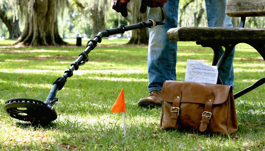 metal detecting regulations in leesburg