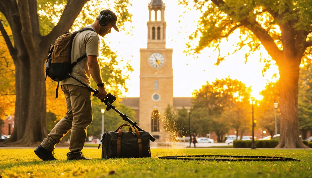 metal detecting regulations in rockville