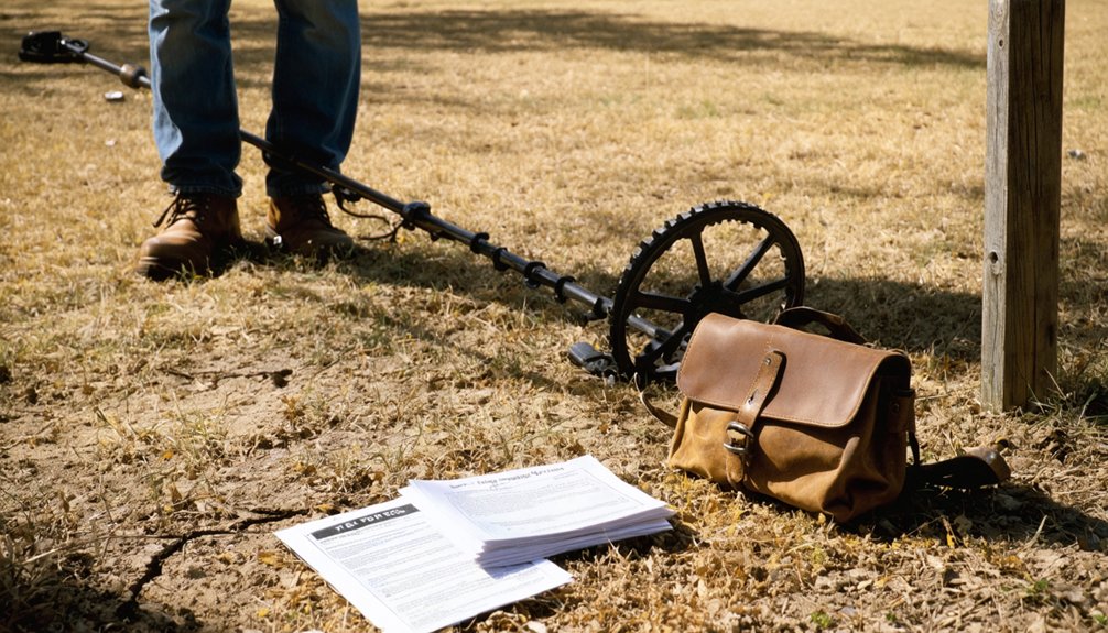 metal detecting regulations lancaster