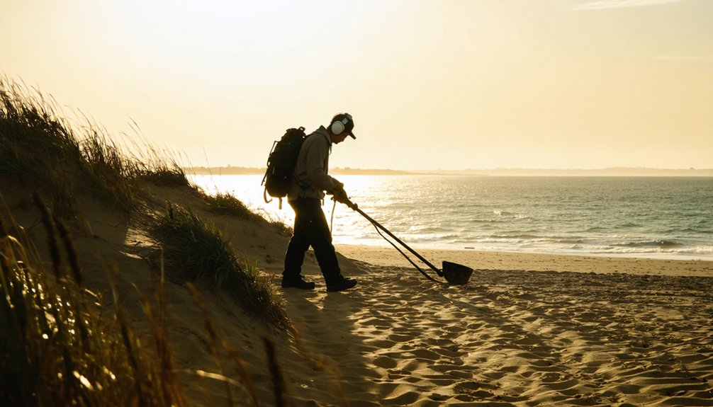 metal detecting regulations marina