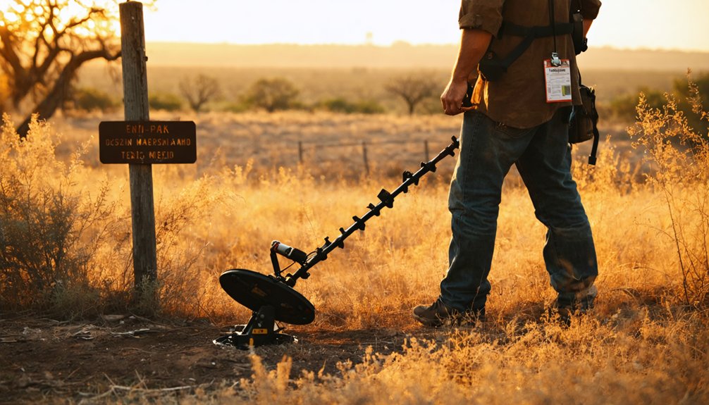 metal detecting regulations mexia texas