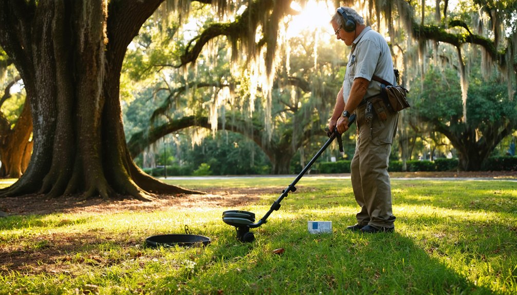 metal detecting regulations midway
