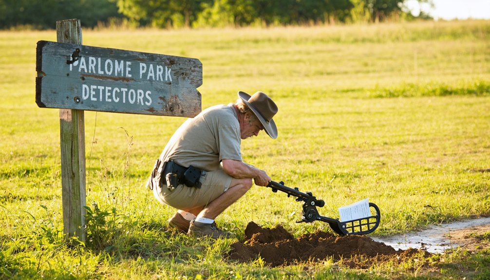 metal detecting regulations osceola