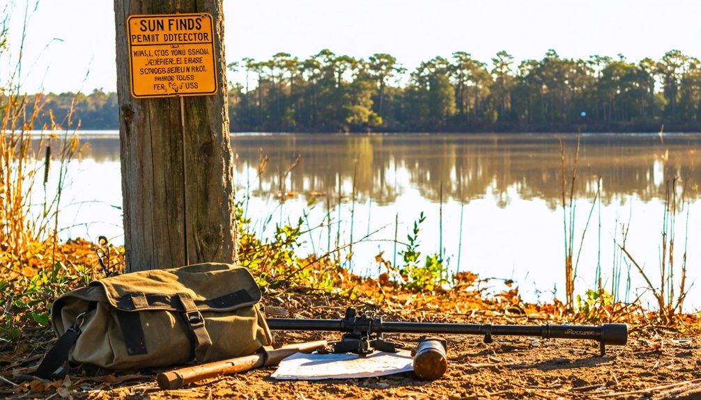 metal detecting regulations outlined