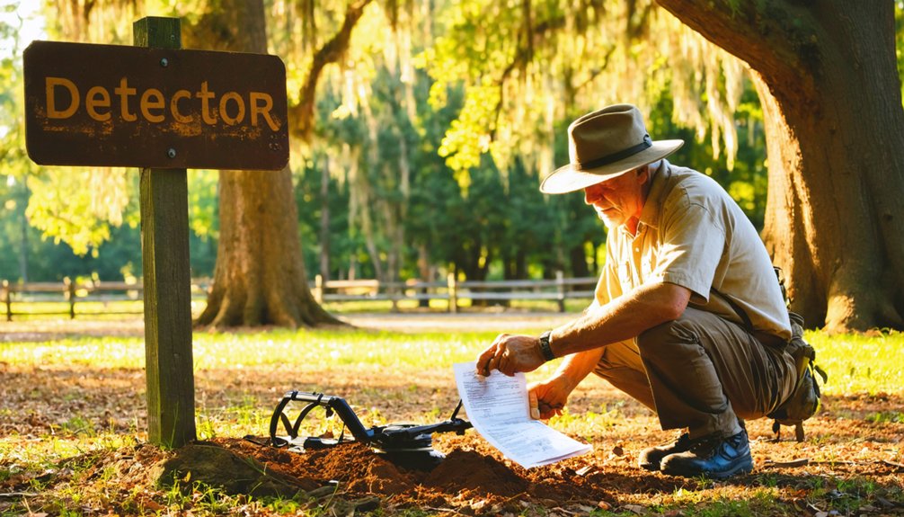 metal detecting regulations searcy