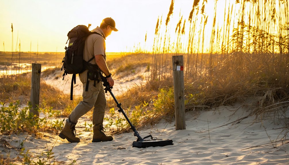 metal detecting regulations texas