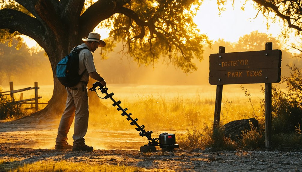 metal detecting regulations texas