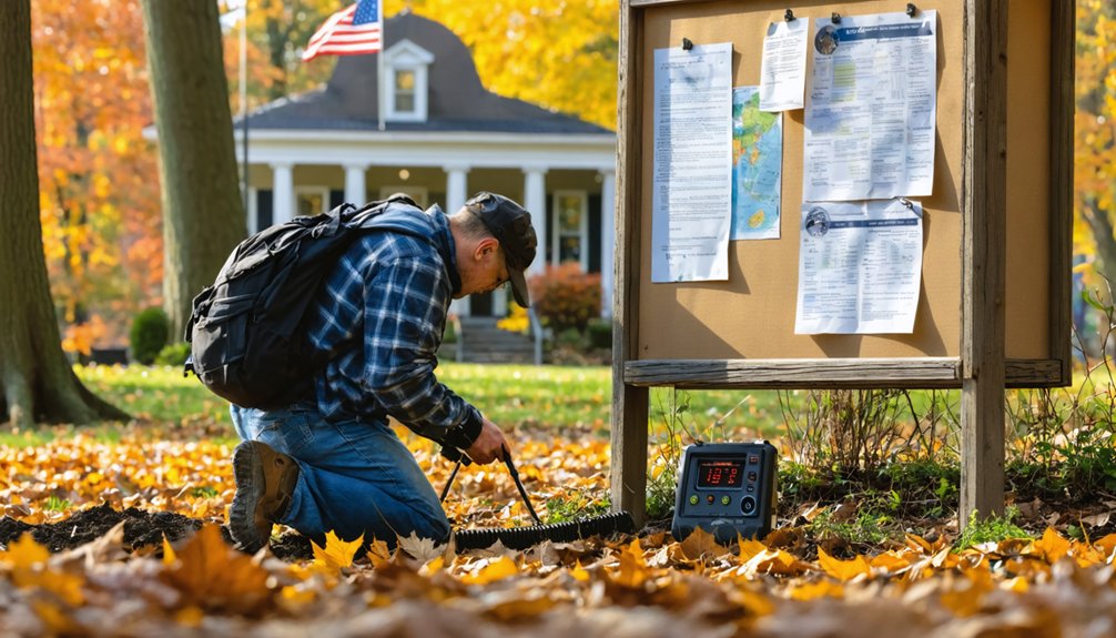 metal detecting regulations vary