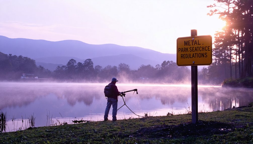 metal detecting regulations vonore tennessee