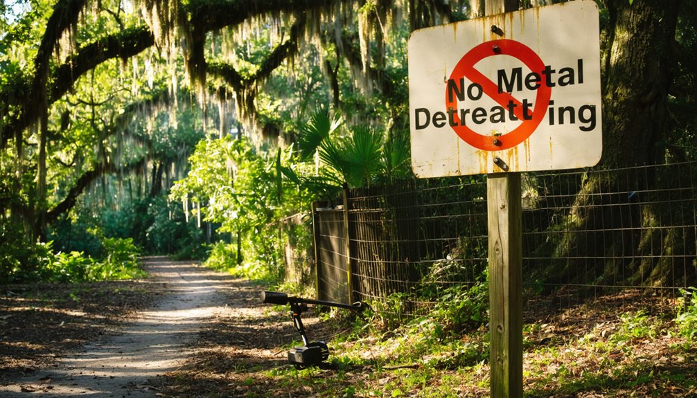 metal detecting restrictions mississippi