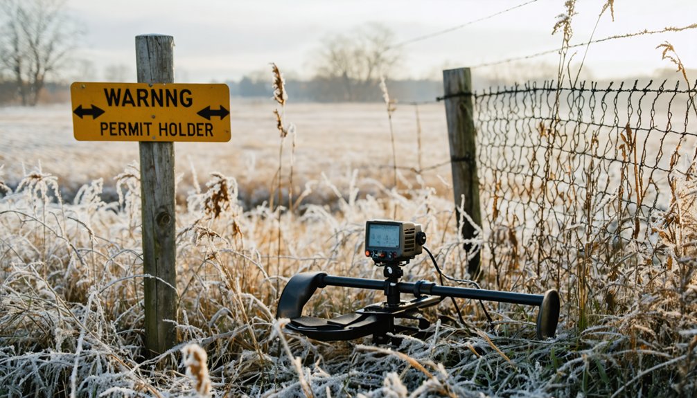 metal detecting restrictions on federal lands