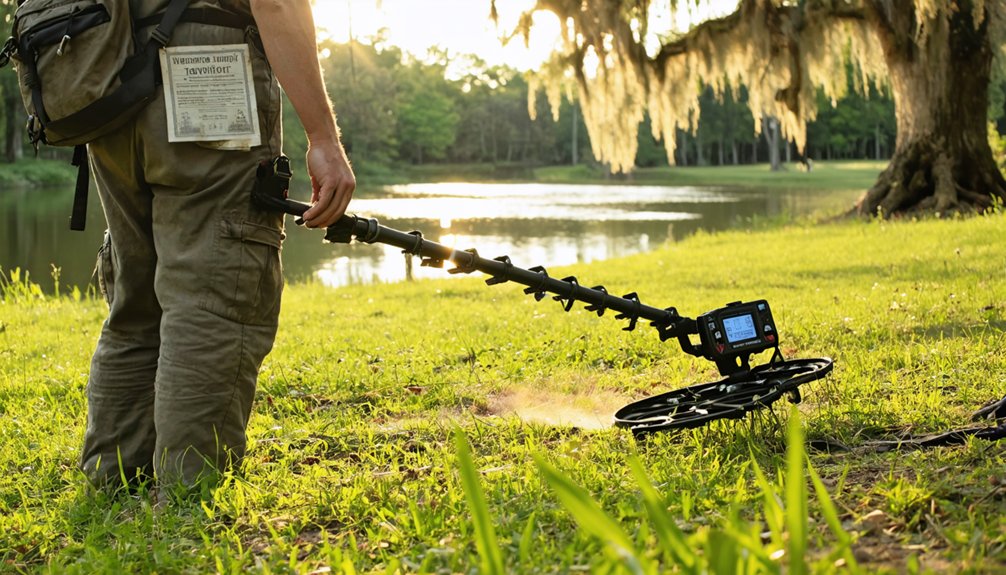 metal detecting rules alabama