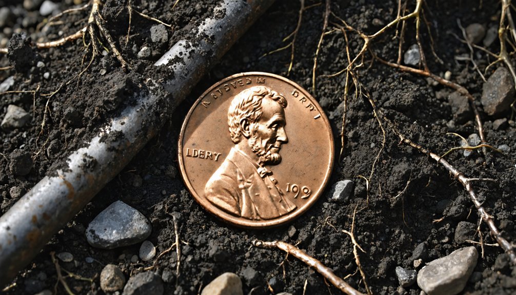 metal detecting zinc penny