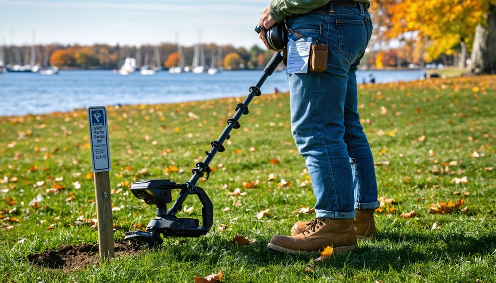 metal detection authorization required