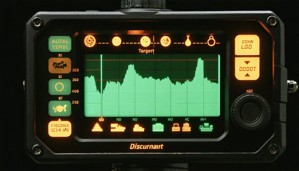 metal detection target identification