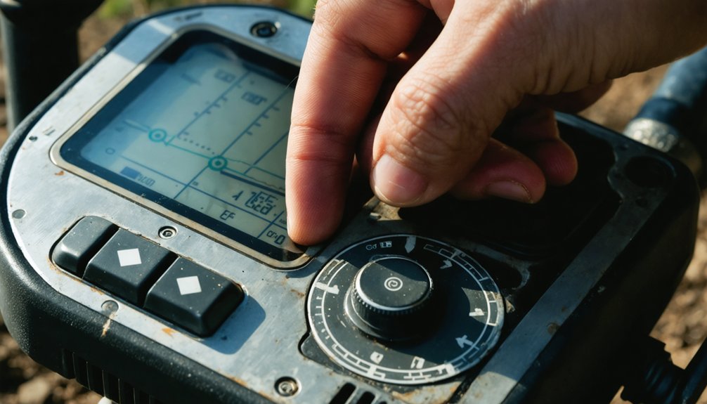 metal detector iron bias