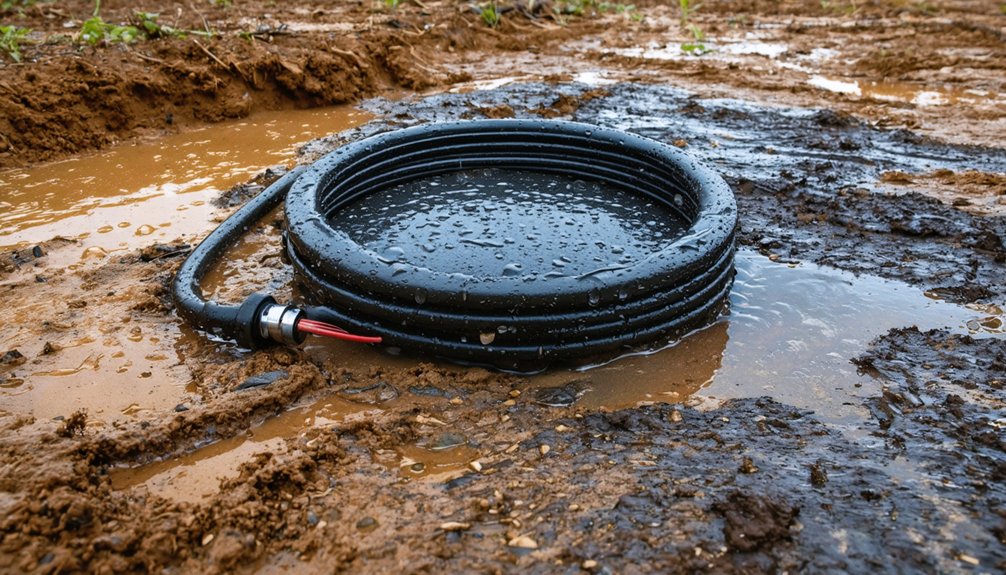 moisture affects ground electromagnetic response