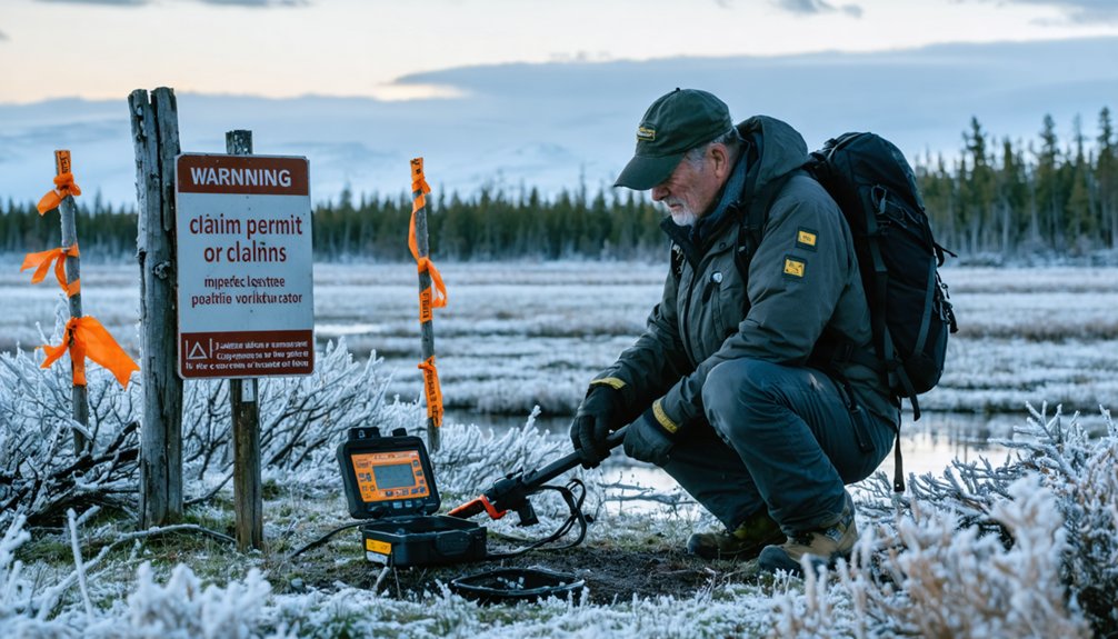 navigating active mining claim boundaries