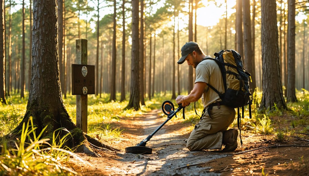 no metal detecting in georgia state parks
