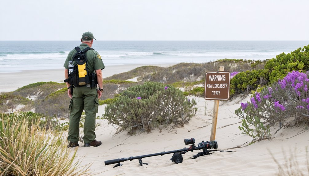 no metal detecting no collecting