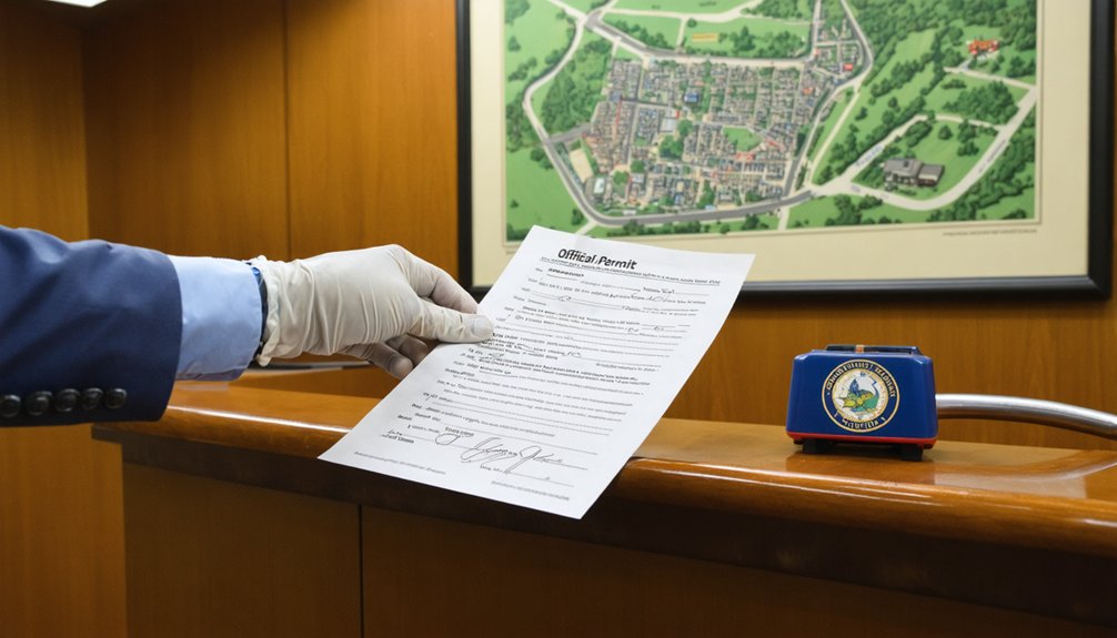 obtain county parks written permission