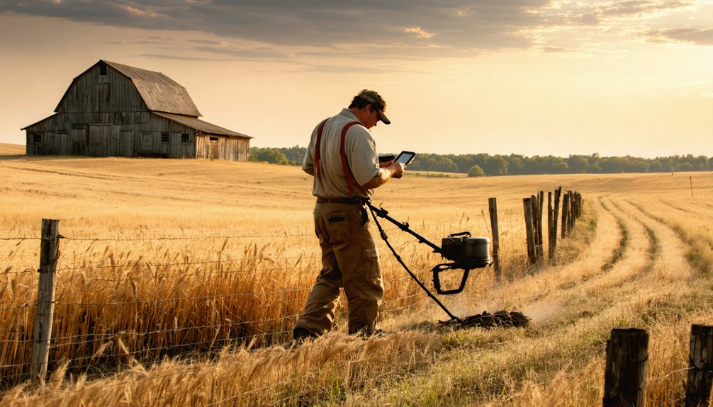 obtain landowner permission before metal detecting