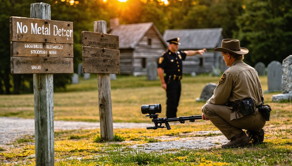 obtain municipal detecting permits carefully