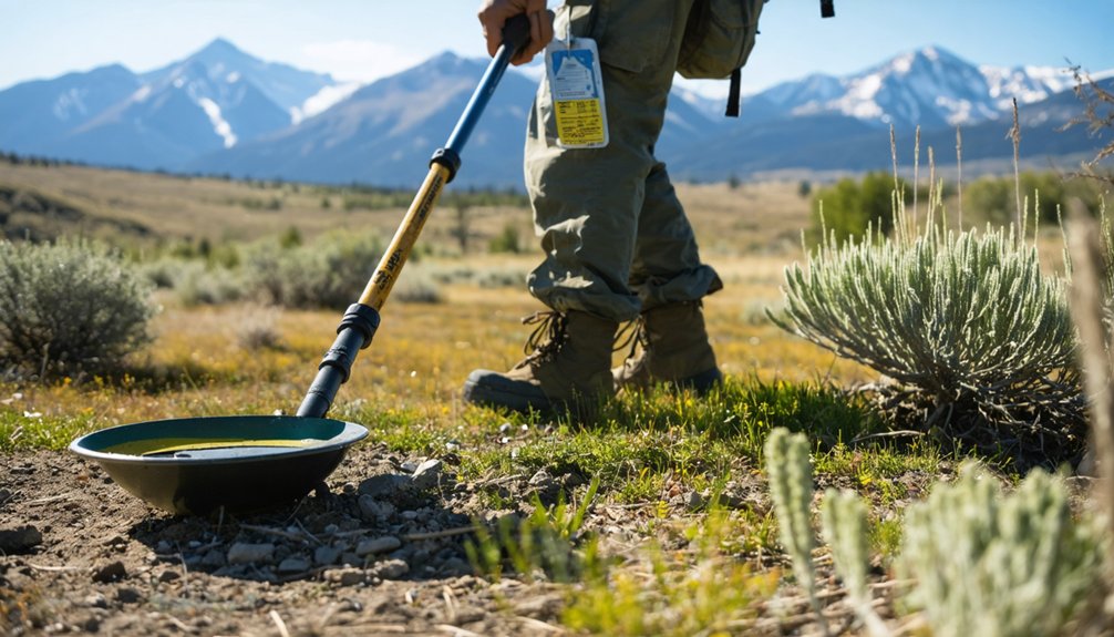 obtain necessary permits before metal detecting