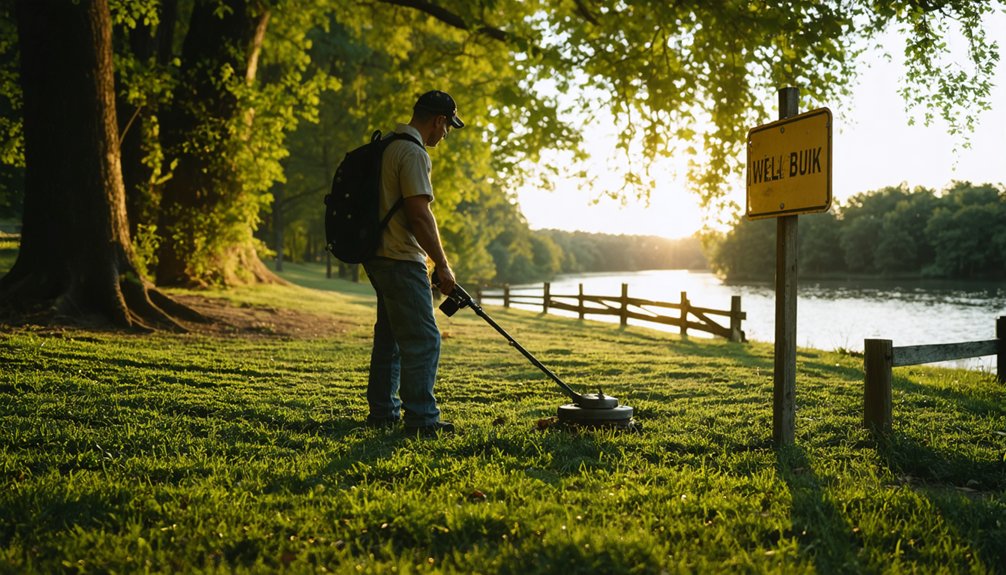 obtain permission for metal detecting