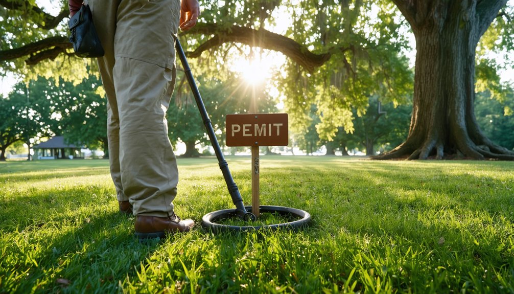 obtain written county park permits