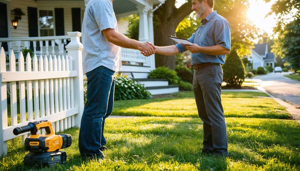 obtain written permission before detecting