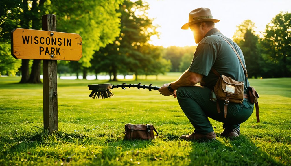 permit based metal detecting with restrictions