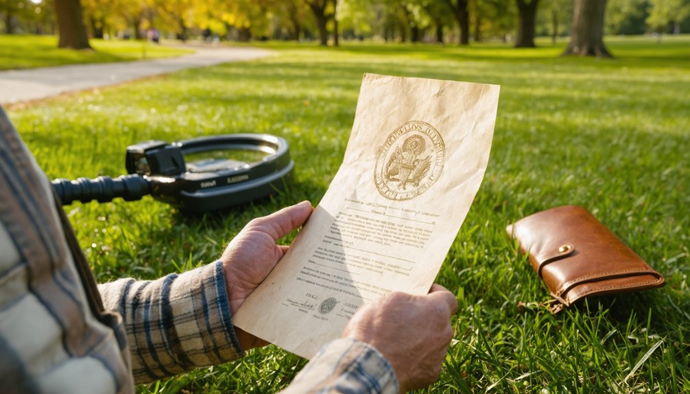 permit required for public metal detecting